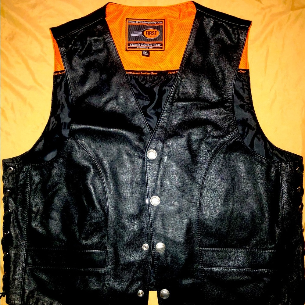 First Classics Leather Gear riding jacket